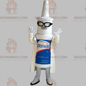 Gigantische neusspray BIGGYMONKEY™ mascottekostuum met bril -