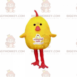 BIGGYMONKEY™ Disfraz de mascota de pollito amarillo y rojo