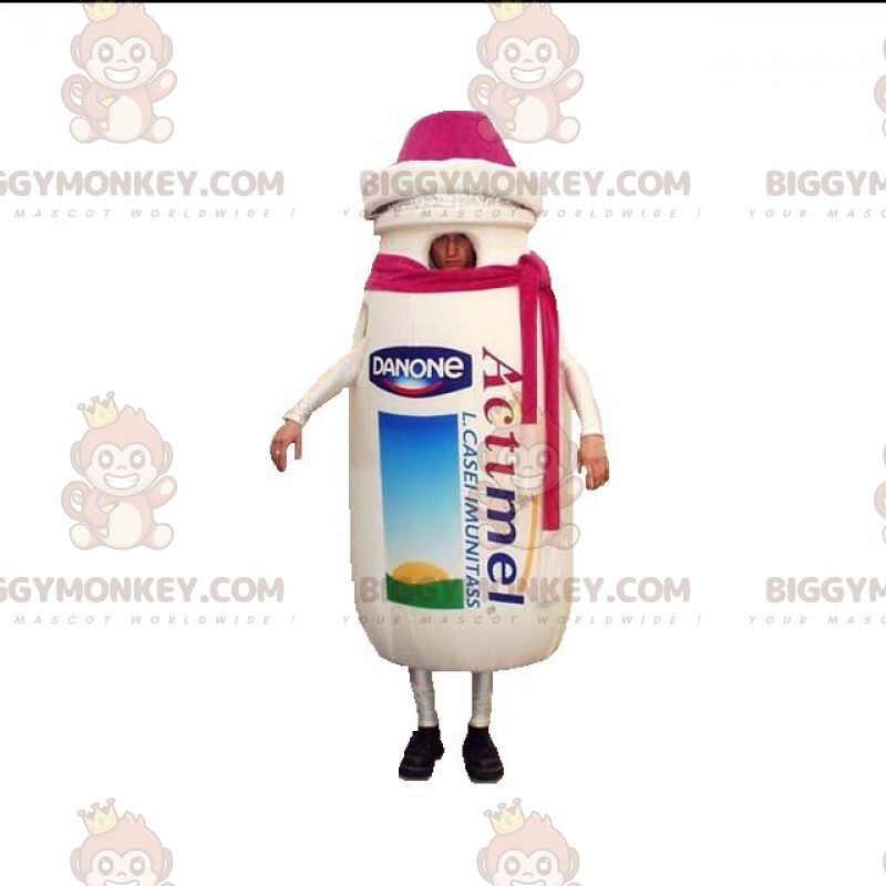 BIGGYMONKEY™ Actimel maskot kostume. Mælkedrik BIGGYMONKEY™