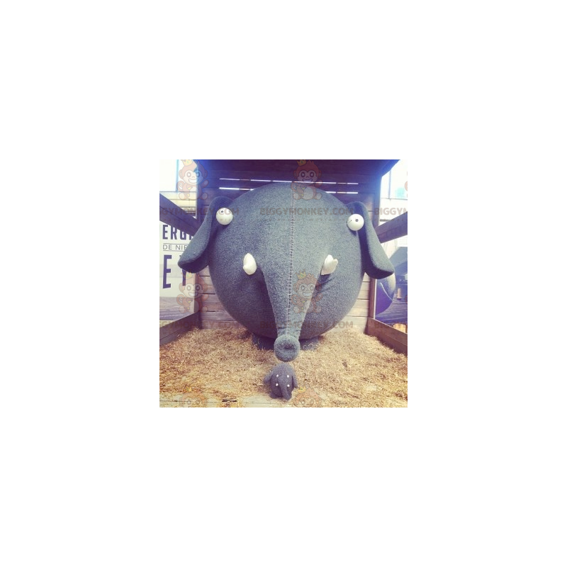 Big Head Elephant BIGGYMONKEY™ maskotdräkt - BiggyMonkey maskot