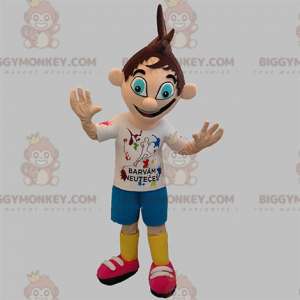 Costume de mascotte BIGGYMONKEY™ de garçon d'adolescent avec de