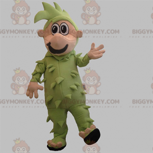 BIGGYMONKEY™ Costume da mascotte Uomo vestito di verde con