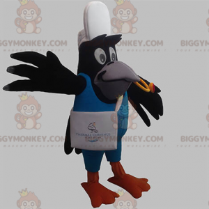 BIGGYMONKEY™ maskotkostume Black Bird Crow Magpie I Delivery