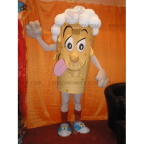 Costume de mascotte BIGGYMONKEY™ de bonhomme avec les cheveux