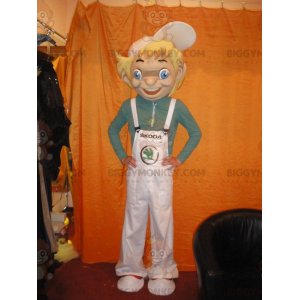 Blue Eyed Blonde Boy BIGGYMONKEY™ Mascot Costume. Teenager