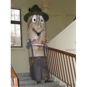 BIGGYMONKEY™ Mascot Costume of Breadstick i traditionell