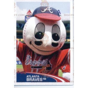 Costume de mascotte BIGGYMONKEY™ de balle de baseball en tenue