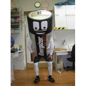 Costume de mascotte BIGGYMONKEY™ de pile Energizer noire et
