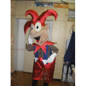 Tumbler King Jester BIGGYMONKEY™ Mascot Costume –