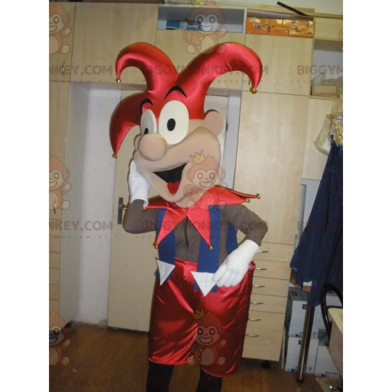 Tumbler King Jester Costume da mascotte BIGGYMONKEY™ -