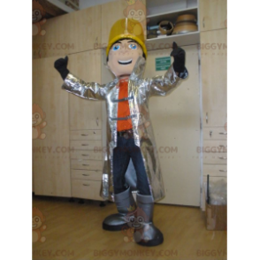 Steelworker BIGGYMONKEY™ Mascot Costume. BIGGYMONKEY™ techno