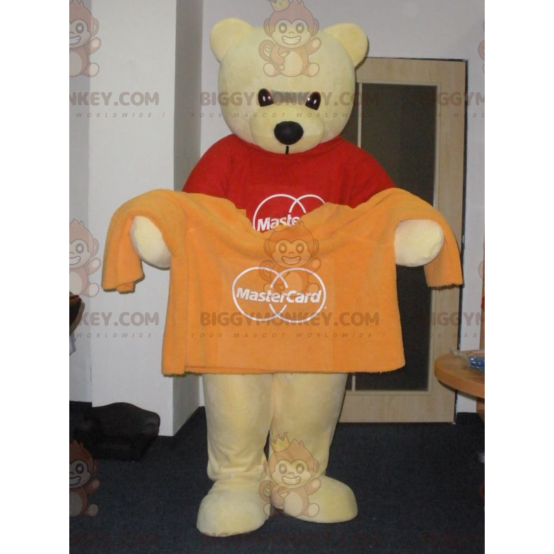 Very Soft and Cute Yellow Teddy Bear BIGGYMONKEY™ Mascot