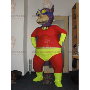 Costume de mascotte BIGGYMONKEY™ de Beerman de super-héros très