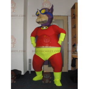 Meget farverig Superhelte Beerman BIGGYMONKEY™ maskotkostume -