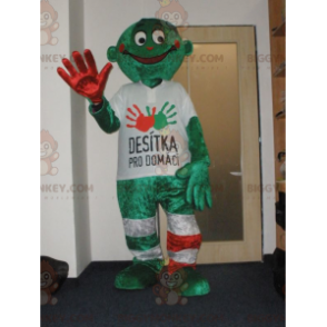 Green Man BIGGYMONKEY™ Mascot Costume. Desitka pro domaci