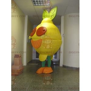 Disfraz de mascota gigante de limón colorido BIGGYMONKEY™ -