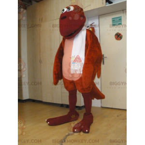 Costume de mascotte BIGGYMONKEY™ de grand oiseau rouge. Costume