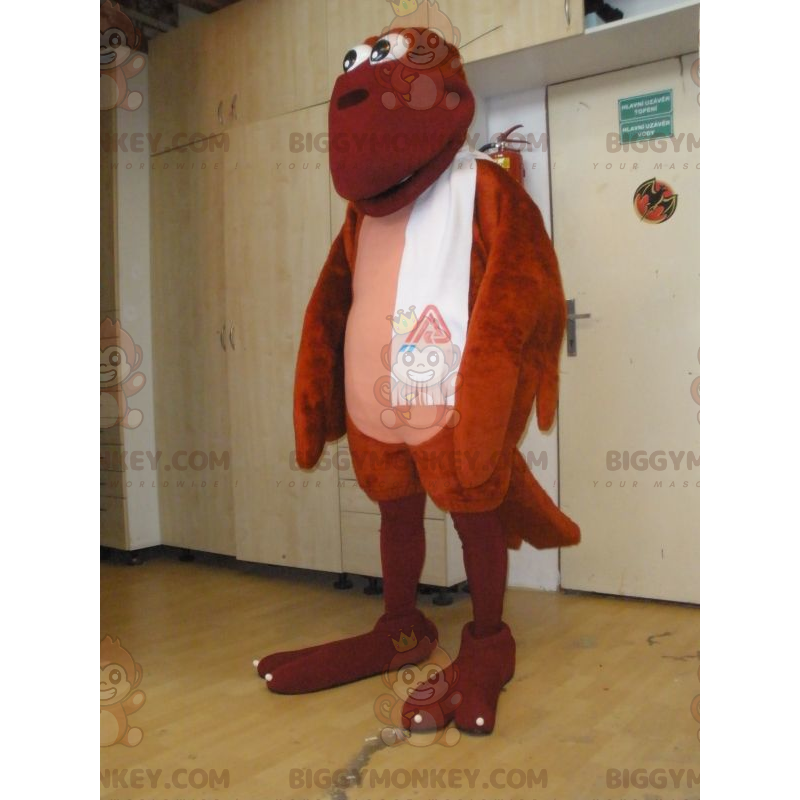 Big Red Bird BIGGYMONKEY™ maskotkostume. Phoenix BIGGYMONKEY™