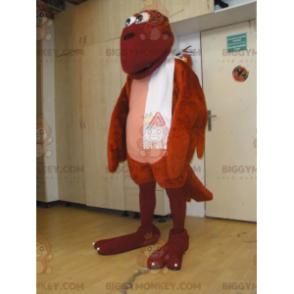 Big Red Bird BIGGYMONKEY™ Mascot Costume. Phoenix BIGGYMONKEY™