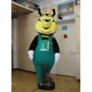 Costume de mascotte BIGGYMONKEY™ d'abeille noire et jaune avec