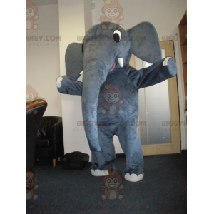 Costume da mascotte BIGGYMONKEY™ con elefante grigio molto