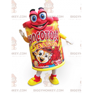 Costume da mascotte Chocolate Drink Chocotoso BIGGYMONKEY™ -