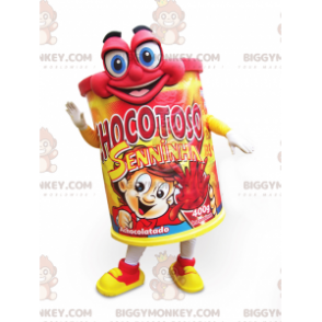 Costume da mascotte Chocolate Drink Chocotoso BIGGYMONKEY™ -