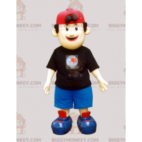 Traje de mascote adolescente BIGGYMONKEY™ com boné –