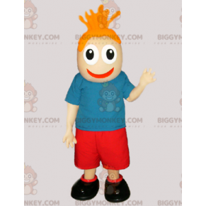 Costume da pupazzo di neve BIGGYMONKEY™ con costume rosso e blu