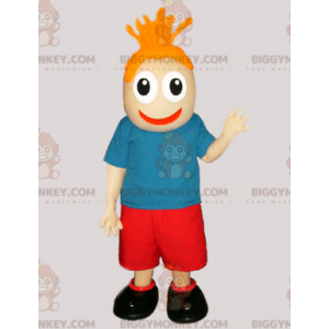 Traje de mascote de boneco de neve BIGGYMONKEY™ com roupa