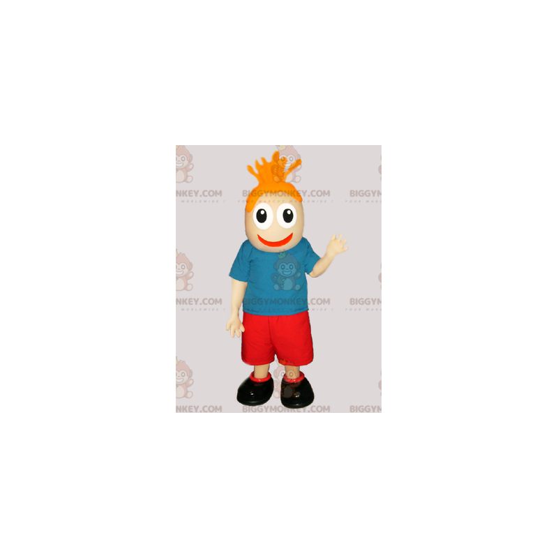 Costume de mascotte BIGGYMONKEY™ de bonhomme avec une tenue