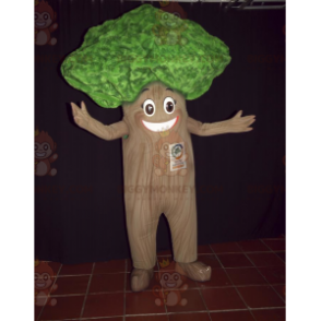 Costume da mascotte Jolly Giant Green e Brown Tree BIGGYMONKEY™