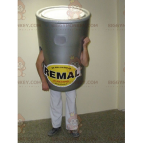 Giant Gray Paint Bucket BIGGYMONKEY™ Mascot Costume -