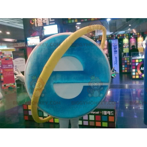 Disfraz de mascota BIGGYMONKEY™ de Internet Explorer Computing