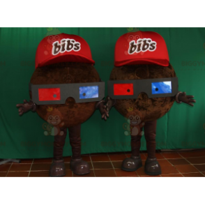 2 Bib's chocoladesnoepjes BIGGYMONKEY™s mascotte -