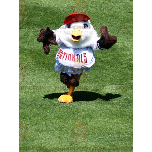 Brown and White Bird Eagle BIGGYMONKEY™ Mascot Costume –