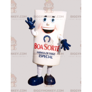 Costume de mascotte BIGGYMONKEY™ de paquet de farine géant