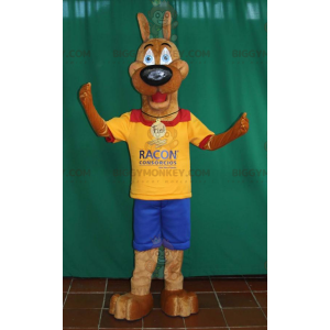 Costume da mascotte BIGGYMONKEY™ del famoso cane cartone