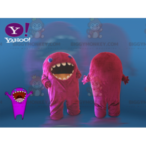 Rosa monster BIGGYMONKEY™ maskotdräkt. BIGGYMONKEY™ Yahoo