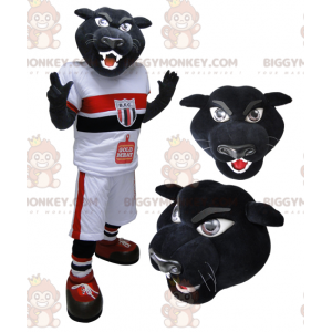 Kostium maskotka tygrysa czarna pantera BIGGYMONKEY™ w odzieży