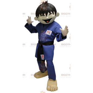 Costume de mascotte BIGGYMONKEY™ de judoka de karatéka. Costume