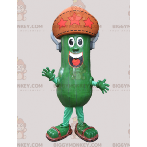 BIGGYMONKEY™ Gigantisch augurk-komkommer-mascottekostuum met