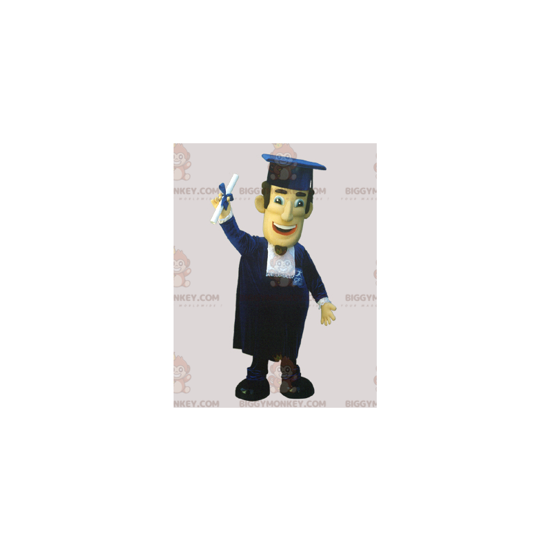 Fresh Graduate BIGGYMONKEY™ Mascot Costume with Hat and Gown –