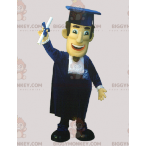 Traje de mascote BIGGYMONKEY™ Fresh Graduate com chapéu e