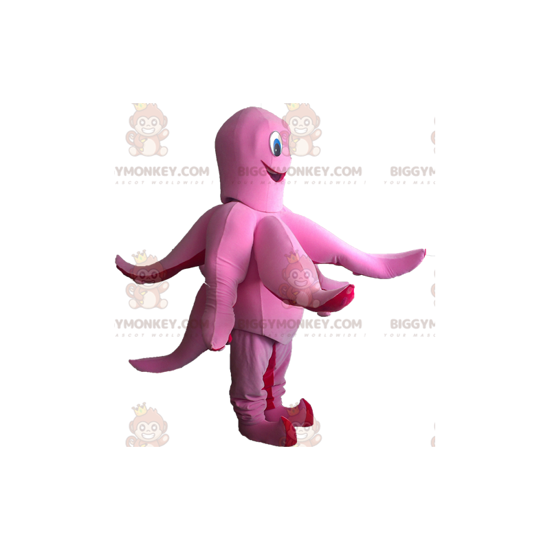 Divertente costume da mascotte BIGGYMONKEY™ con polpo rosa e