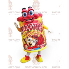 Costume de mascotte BIGGYMONKEY™ de Chocotoso boisson
