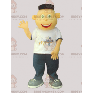 BIGGYMONKEY™ Big Smiling Teenager Young Man Mascot Costume -