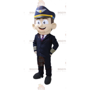 Airplane Pilot BIGGYMONKEY™ Mascot Costume. BIGGYMONKEY™