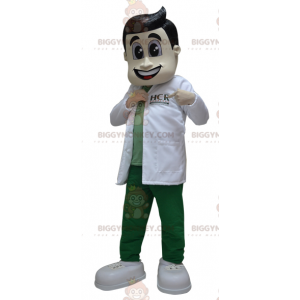 Dokter Apotheker BIGGYMONKEY™ Mascottekostuum met witte jas -