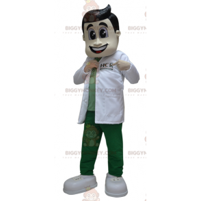 Doctor Pharmacist BIGGYMONKEY™ Mascot Costume With White Coat –